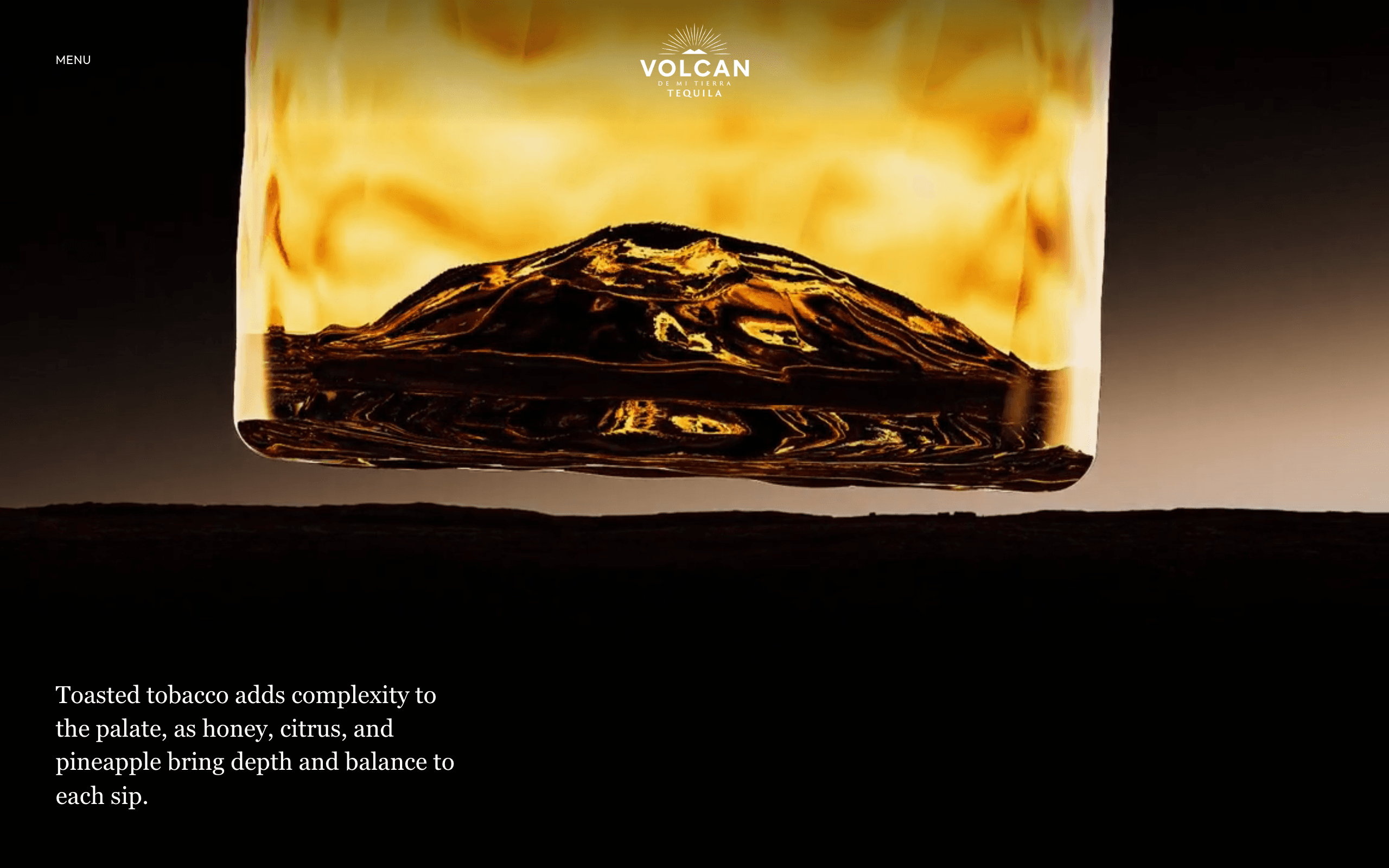 Reposado — the volcano inside the bottle